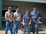 White Level Cutters from left - Chris Baker, Scott Robinson, Raymond Devanna, Steve Singer